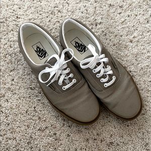 brand new grey/tan vans